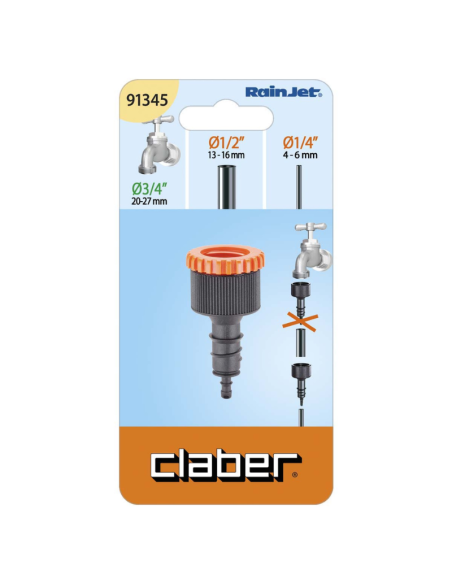 Conexión para tubo 1/2-1/4 CLABER embalaje